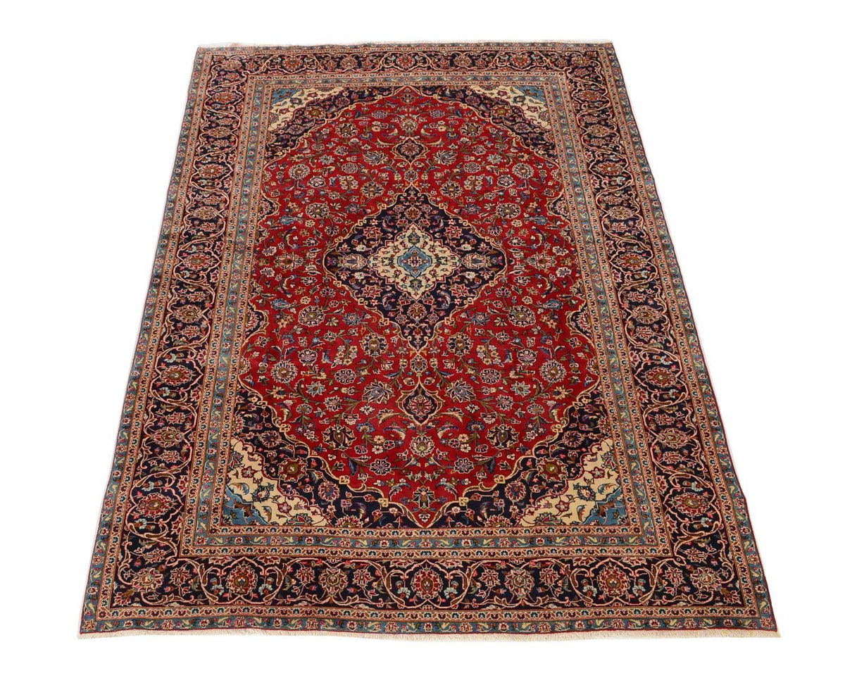 Alfombra persa - Keshan - 345 x 237 cm - rojo
