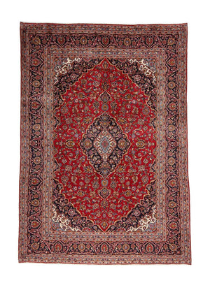 Alfombra persa - Keshan - 342 x 246 cm - rojo