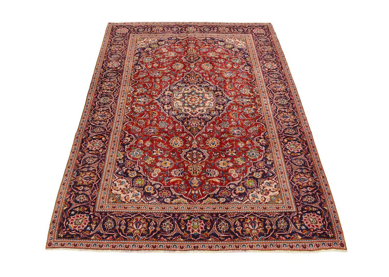 Alfombra persa - Keshan - 290 x 195 cm - rojo