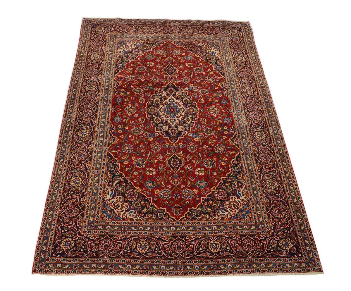 Alfombra persa - Keshan - 368 x 247 cm - rojo