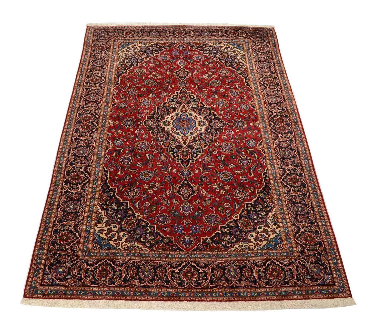 Alfombra persa - Keshan - 370 x 255 cm - rojo