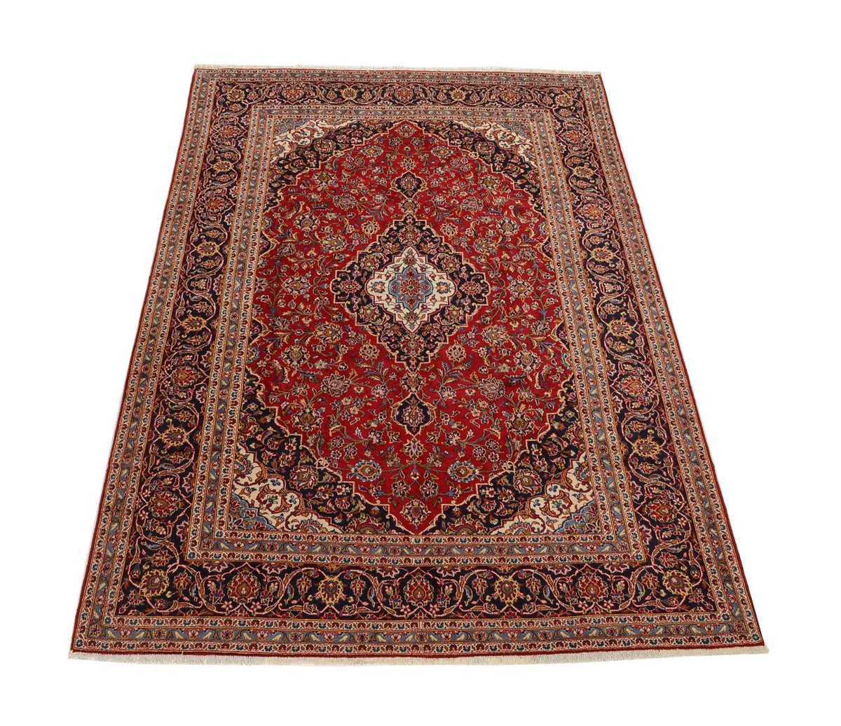 Alfombra persa - Keshan - 347 x 240 cm - rojo