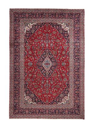 Alfombra persa - Keshan - 353 x 242 cm - rojo