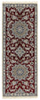 Alfombra de pasillo Alfombra Persa - Nain - Real - 203 x 81 cm - rojo oscuro