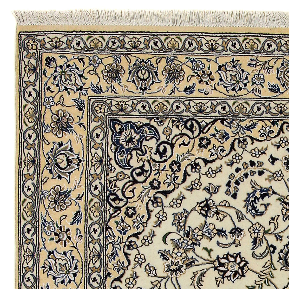 Alfombra Persa - Nain - Real - 246 x 158 cm - beige