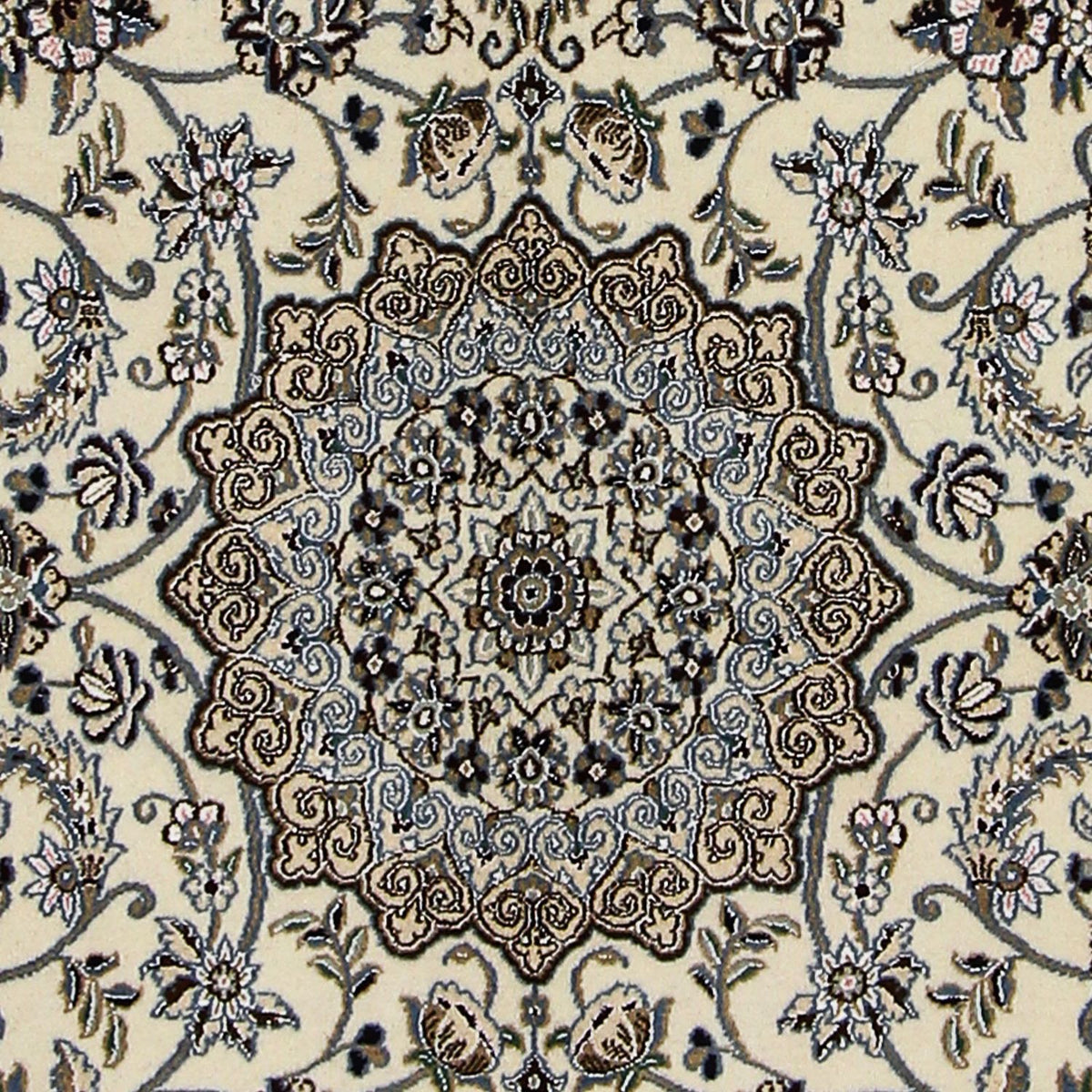 Alfombra Persa - Nain - Real - 210 x 127 cm - beige