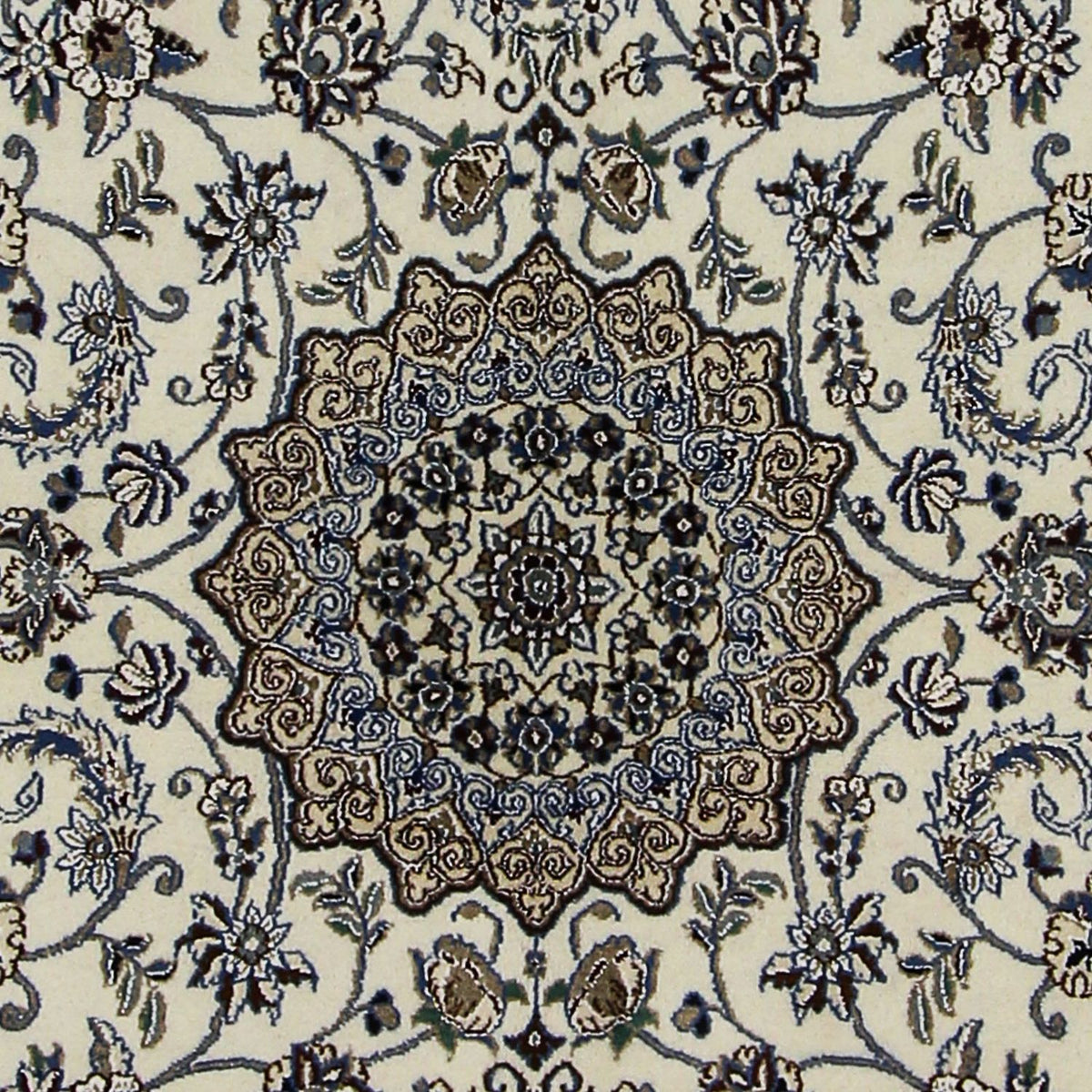Alfombra Persa - Nain - Real - 215 x 126 cm - beige