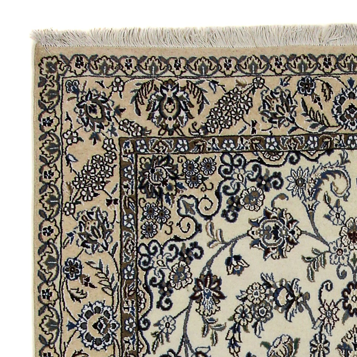 Alfombra Persa - Nain - Real - 215 x 126 cm - beige