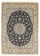 Alfombra Persa - Nain - Real - 350 x 254 cm - azul oscuro