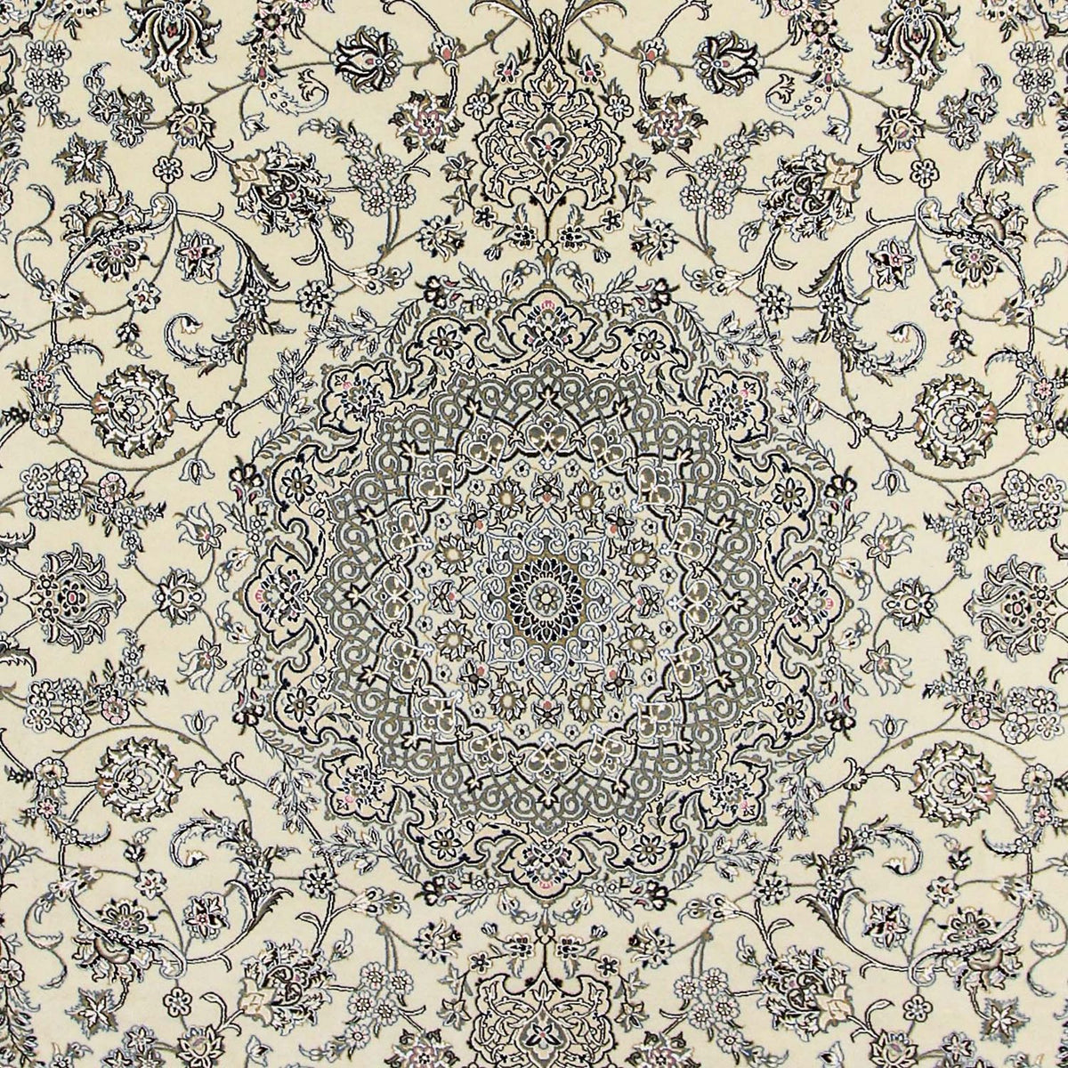 Alfombra Persa - Nain - Real - 414 x 308 cm - beige