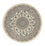 Alfombra Persa - Nain - Real redondo - 200 x 200 cm - beige