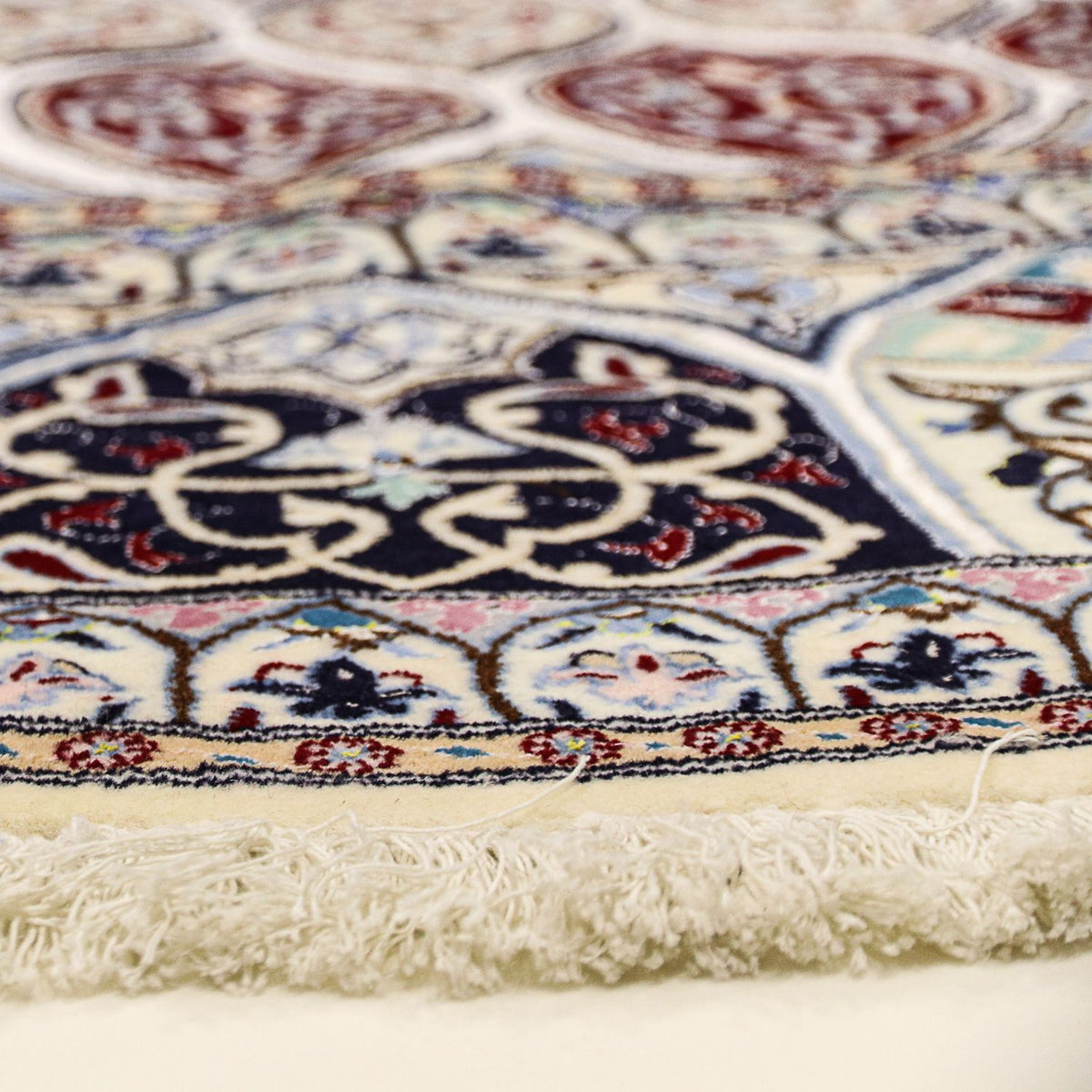 Alfombra Persa - Nain - Prima redondo - 250 x 250 cm - beige