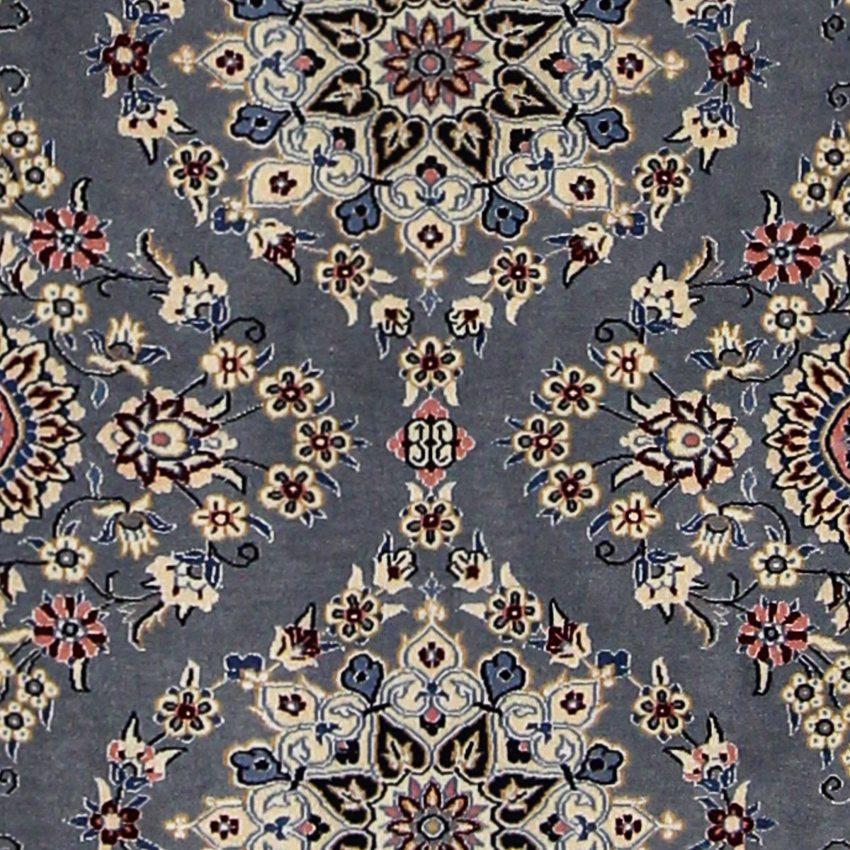 Alfombra Persa - Nain - Prima - 107 x 76 cm - gris