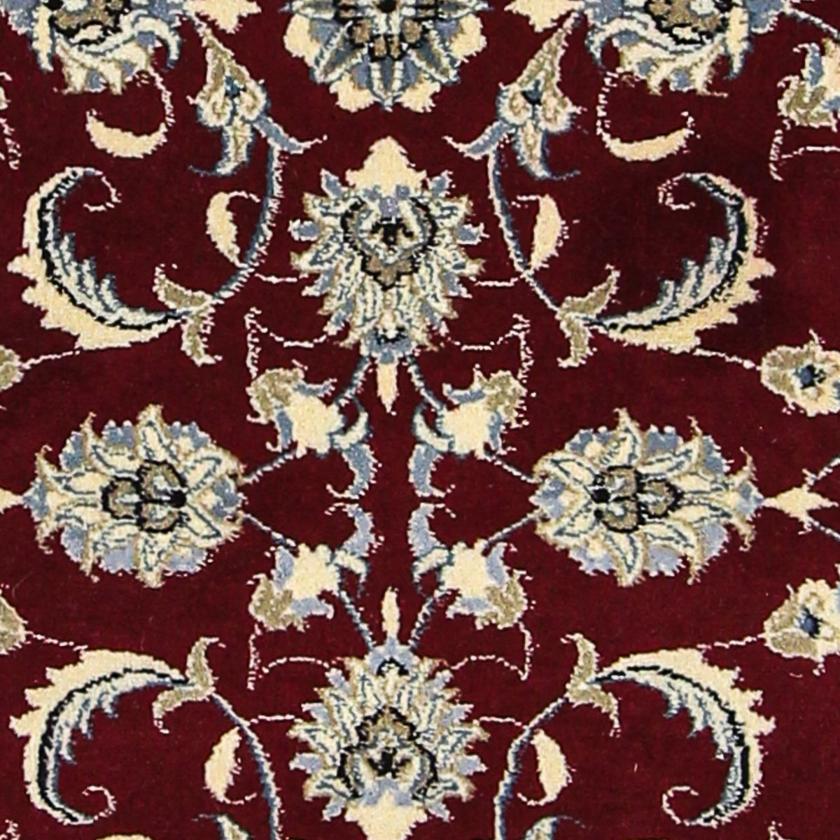 Alfombra de pasillo Alfombra persa - Nain - 234 x 77 cm - rojo oscuro