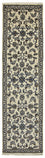 Alfombra de pasillo Alfombra persa - Nain - 284 x 76 cm - beige
