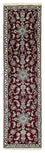 Alfombra de pasillo Alfombra persa - Nain - 283 x 78 cm - rojo oscuro