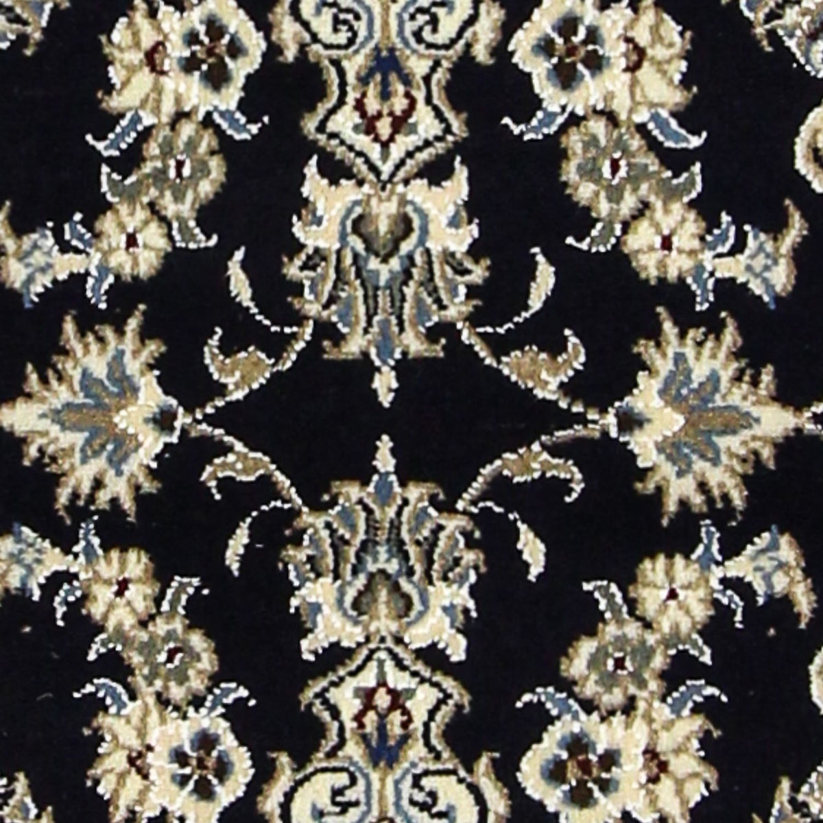 Alfombra de pasillo Alfombra persa - Nain - 192 x 78 cm - azul oscuro