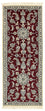 Alfombra de pasillo Alfombra persa - Nain - 193 x 80 cm - rojo oscuro
