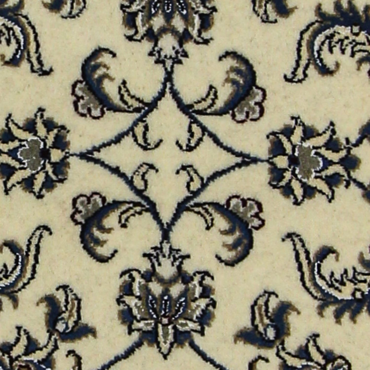 Alfombra de pasillo Alfombra persa - Nain - 197 x 79 cm - beige