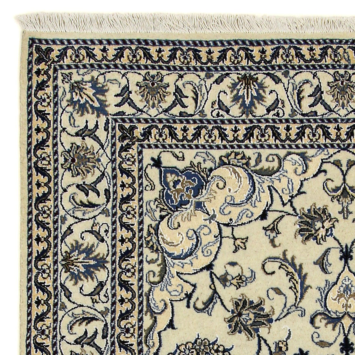 Alfombra persa - Nain - 204 x 150 cm - beige