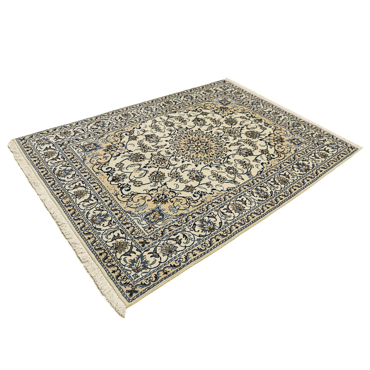 Alfombra persa - Nain - 200 x 144 cm - beige