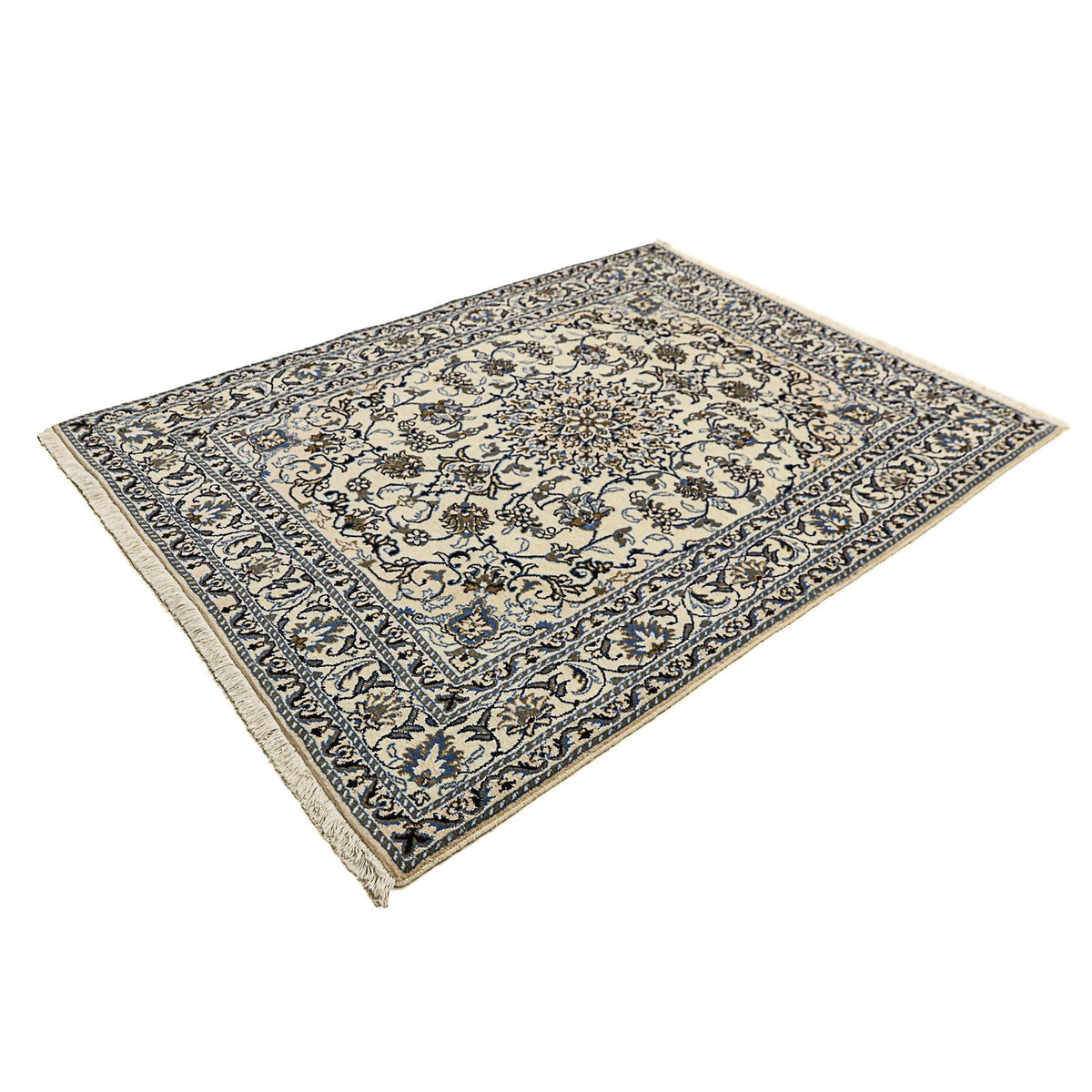 Alfombra persa - Nain - 197 x 147 cm - beige