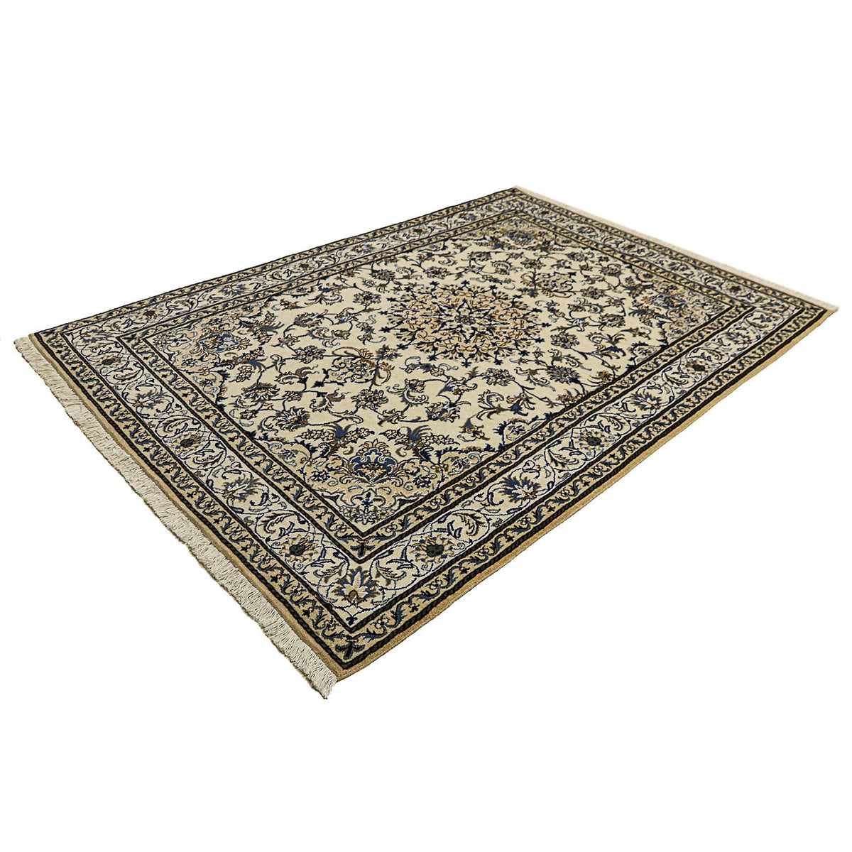 Alfombra persa - Nain - 240 x 167 cm - beige
