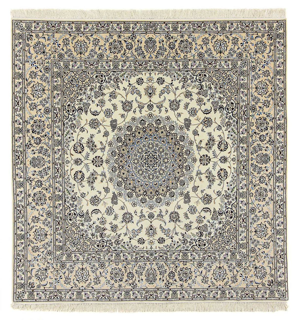 Alfombra Persa - Nain - Prima cuadrado - 205 x 205 cm - beige