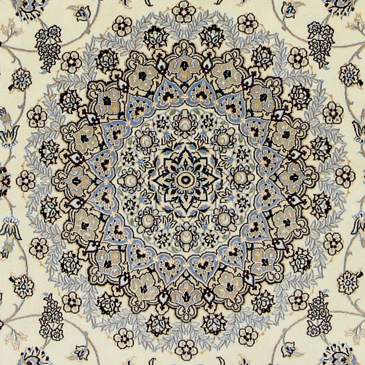 Alfombra Persa - Nain - Prima cuadrado - 205 x 205 cm - beige