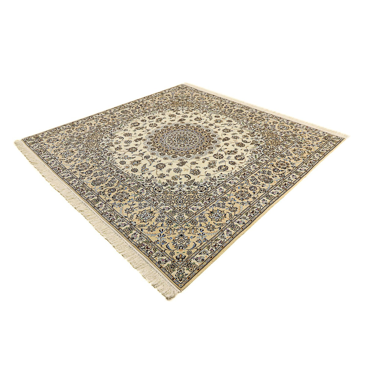 Alfombra Persa - Nain - Prima cuadrado - 205 x 205 cm - beige