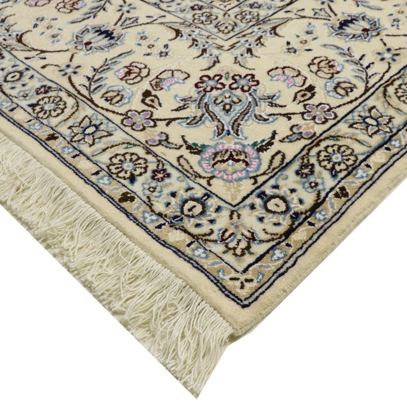 Alfombra Persa - Nain - Real - 304 x 250 cm - azul oscuro