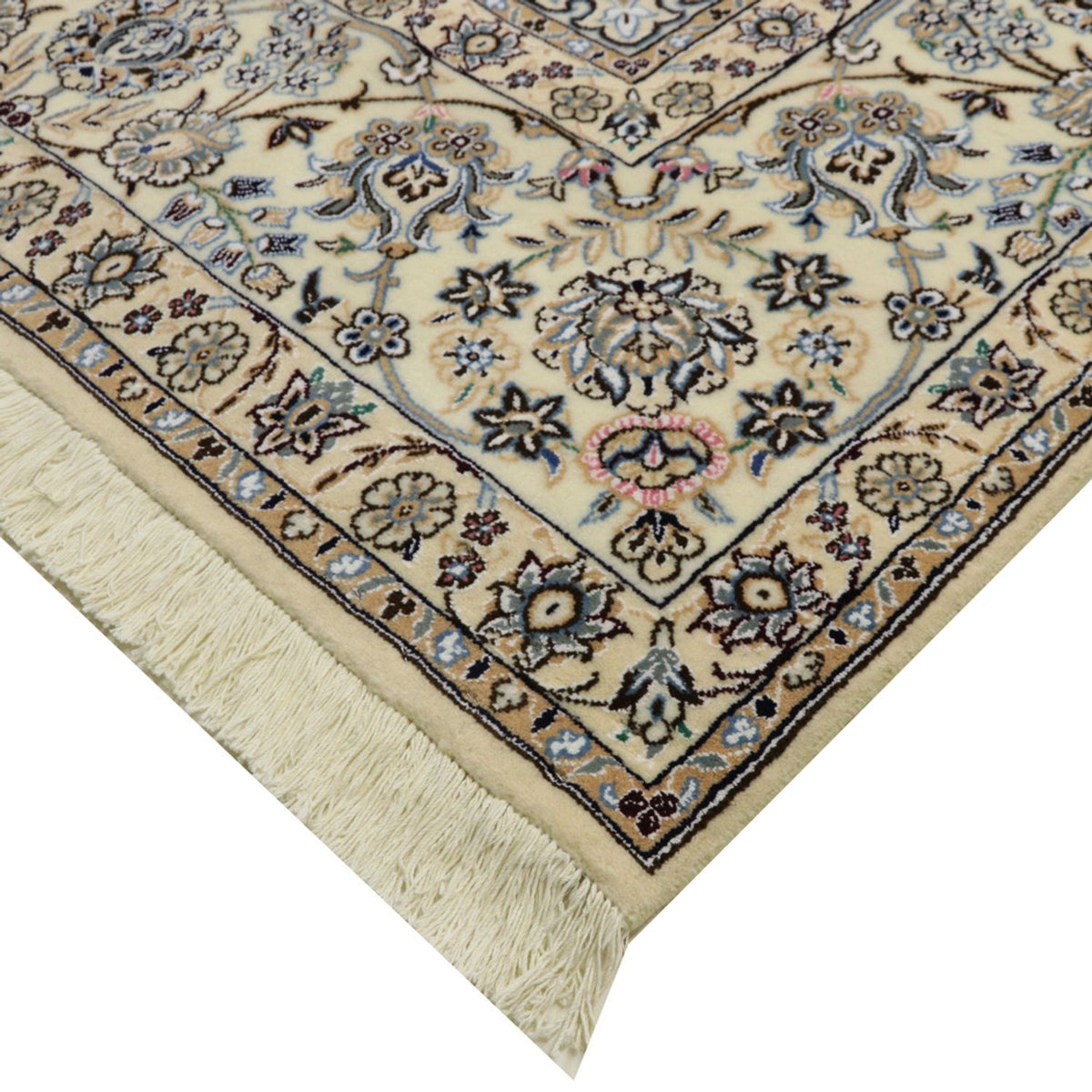 Alfombra Persa - Nain - Real - 303 x 250 cm - azul