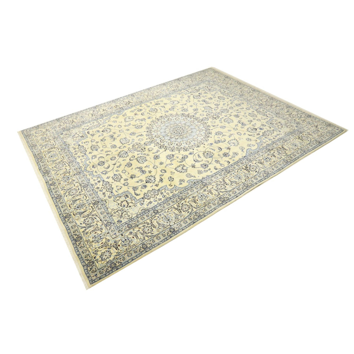 Alfombra Persa - Nain - Real - 393 x 303 cm - crema