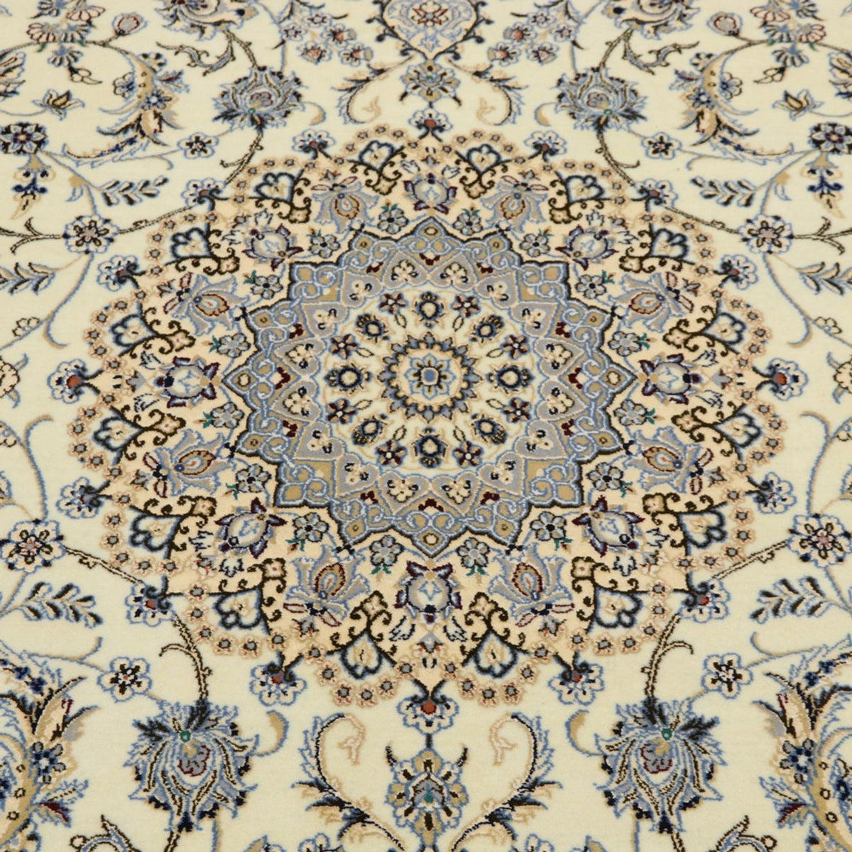 Alfombra Persa - Nain - Real - 305 x 205 cm - crema