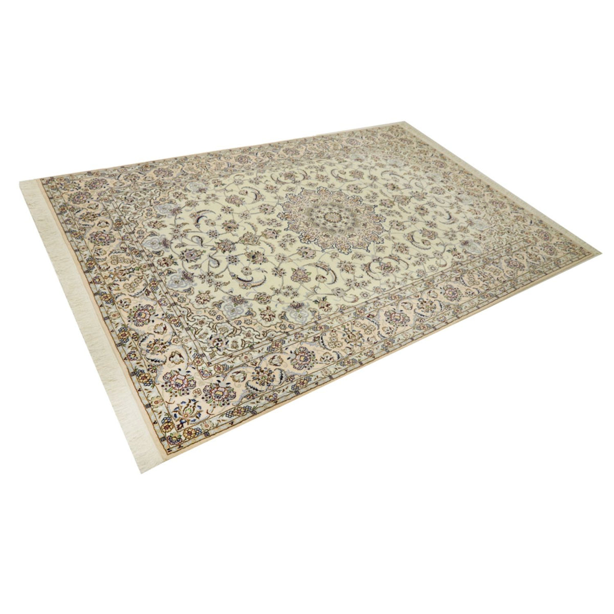 Alfombra Persa - Nain - Real - 302 x 205 cm - crema