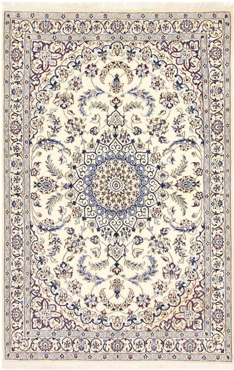 Alfombra Persa - Nain - Real - 180 x 118 cm - crema