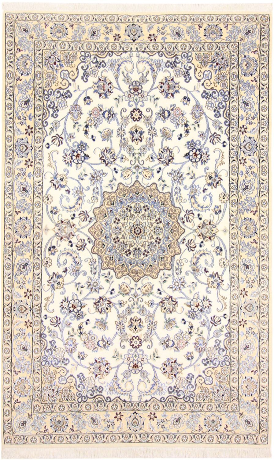 Alfombra Persa - Nain - Real - 211 x 133 cm - beige