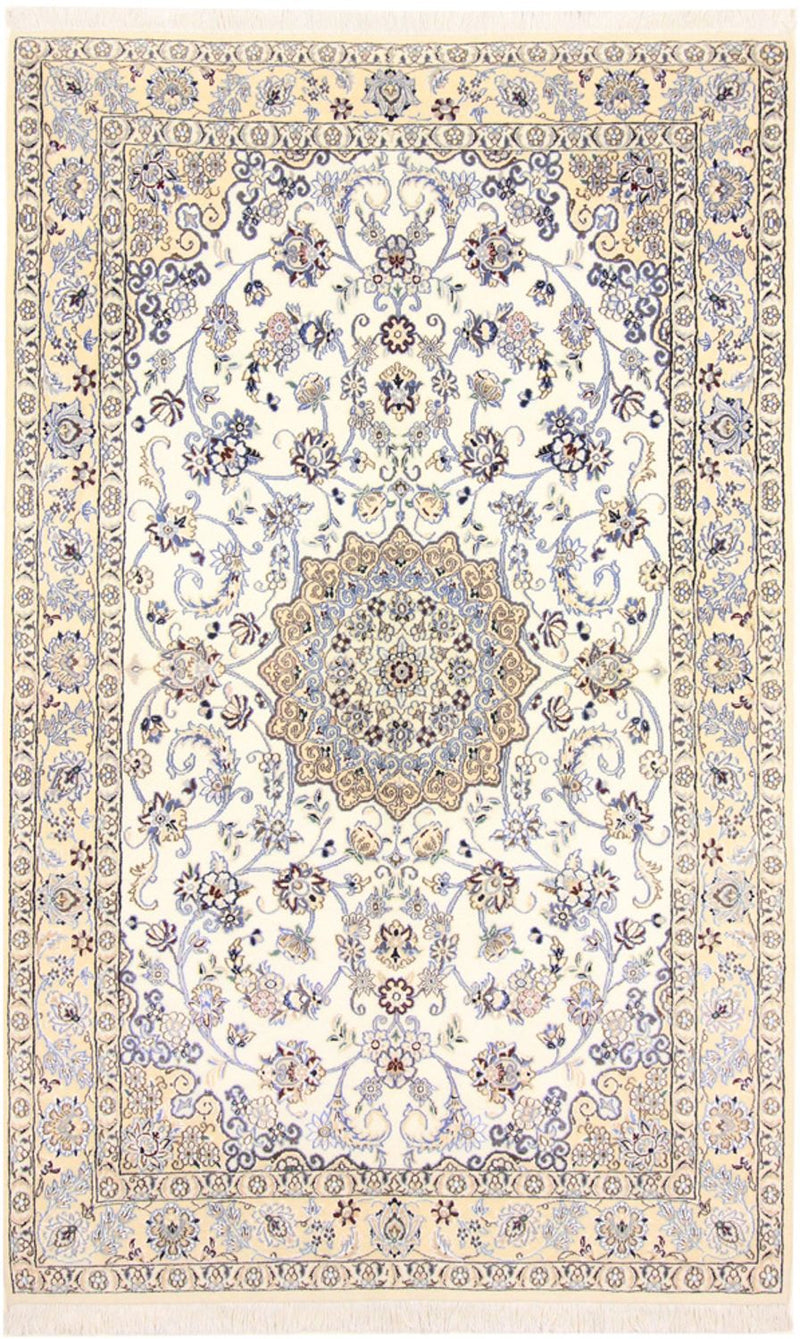 Alfombra Persa - Nain - Real - 211 x 133 cm - beige