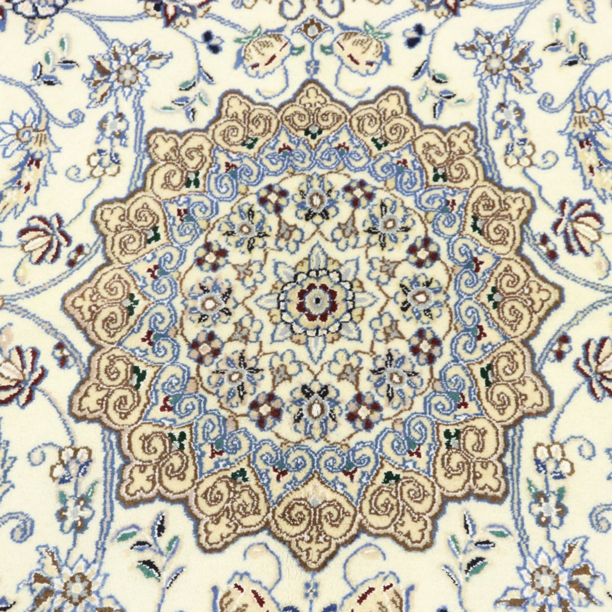 Alfombra Persa - Nain - Real - 211 x 133 cm - beige