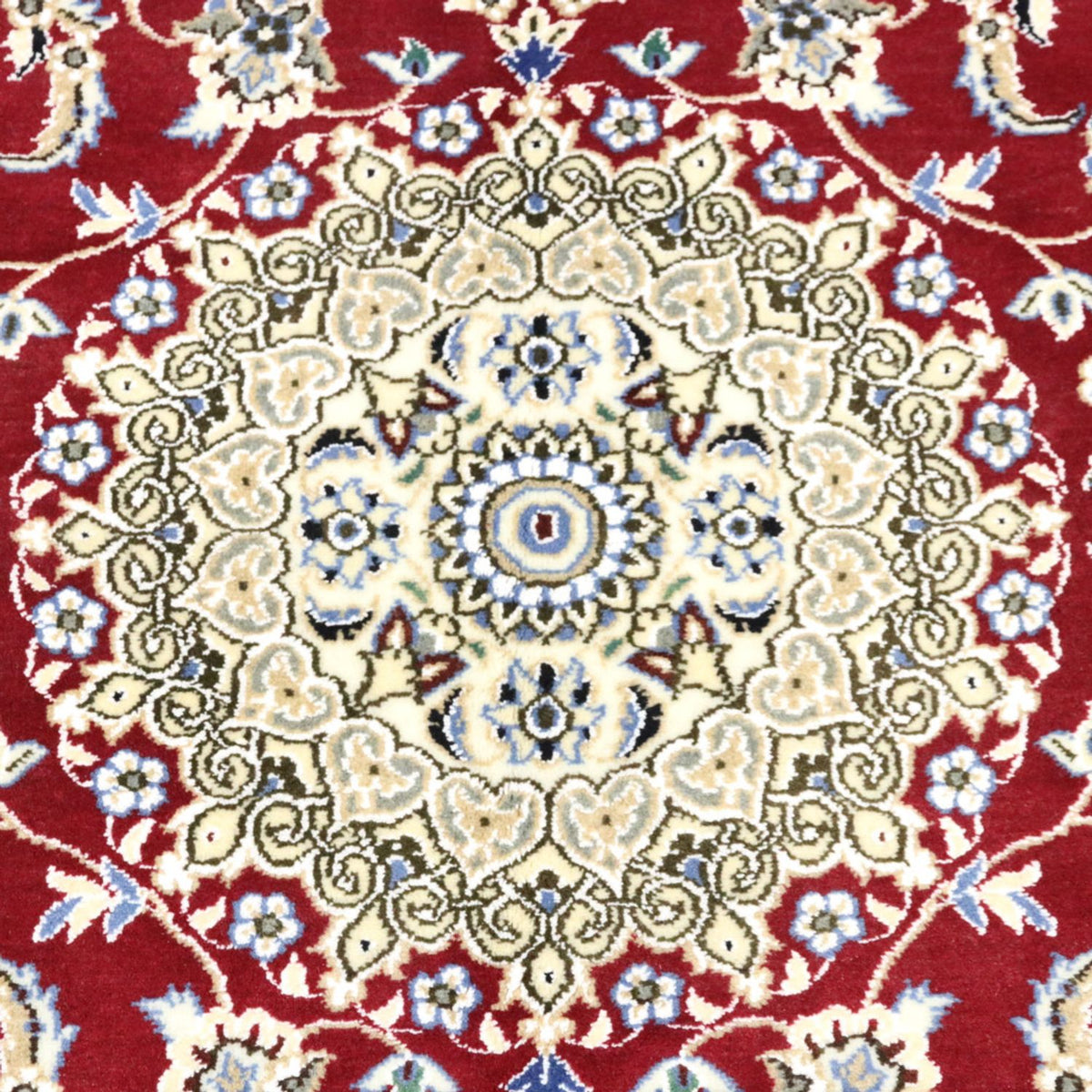 Alfombra Persa - Nain - Real - 175 x 118 cm - rojo