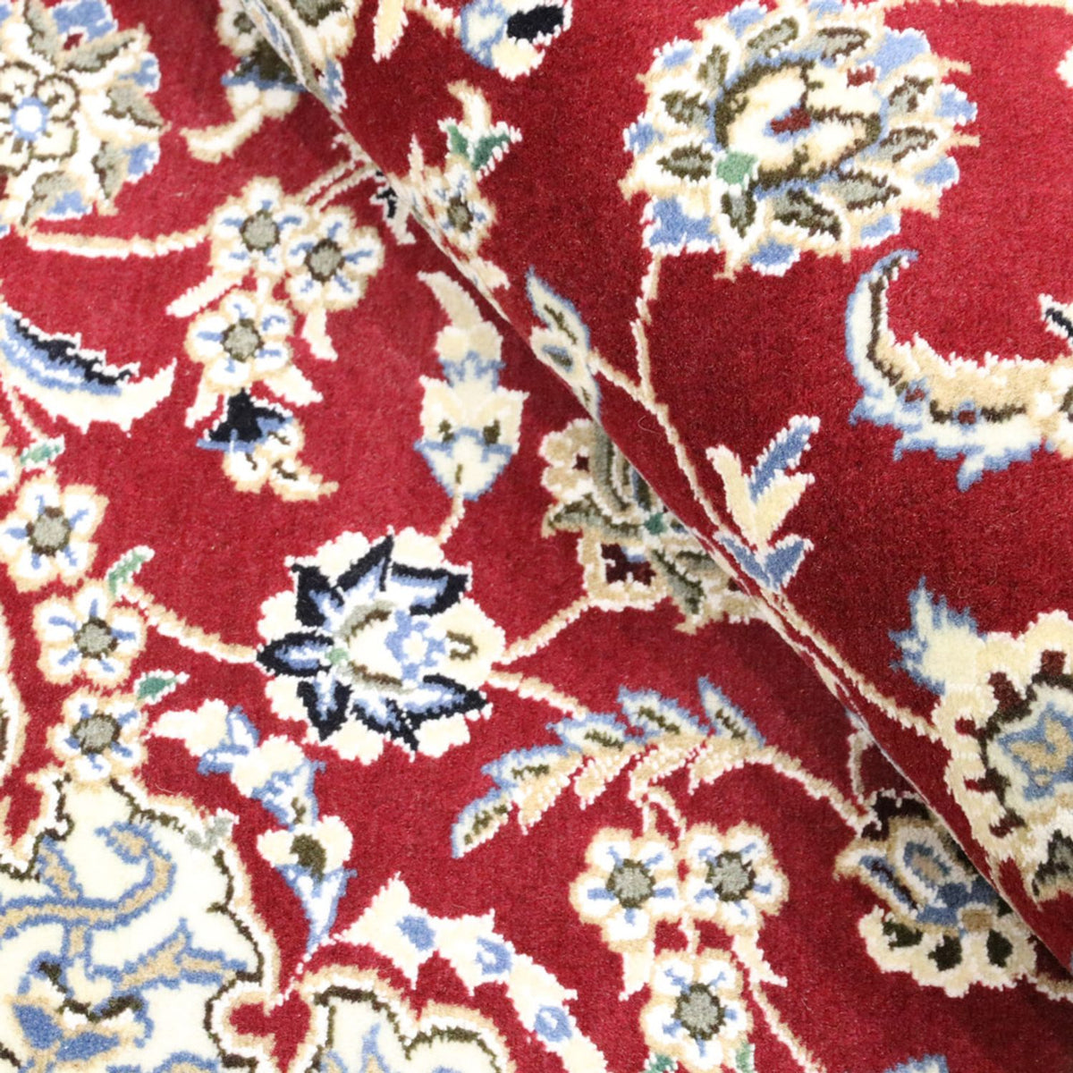 Alfombra Persa - Nain - Real - 175 x 118 cm - rojo