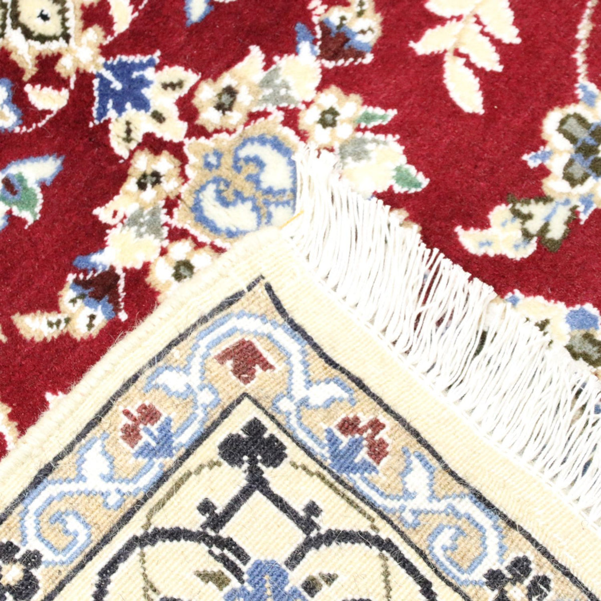 Alfombra Persa - Nain - Real - 175 x 118 cm - rojo