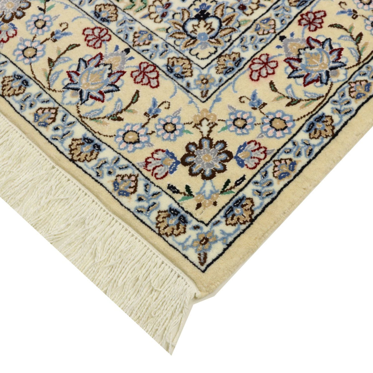 Alfombra Persa - Nain - Real - 200 x 132 cm - rojo
