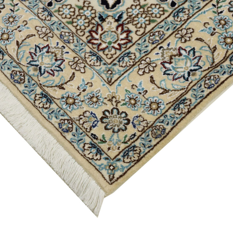 Alfombra Persa - Nain - Real - 206 x 147 cm - rojo vino