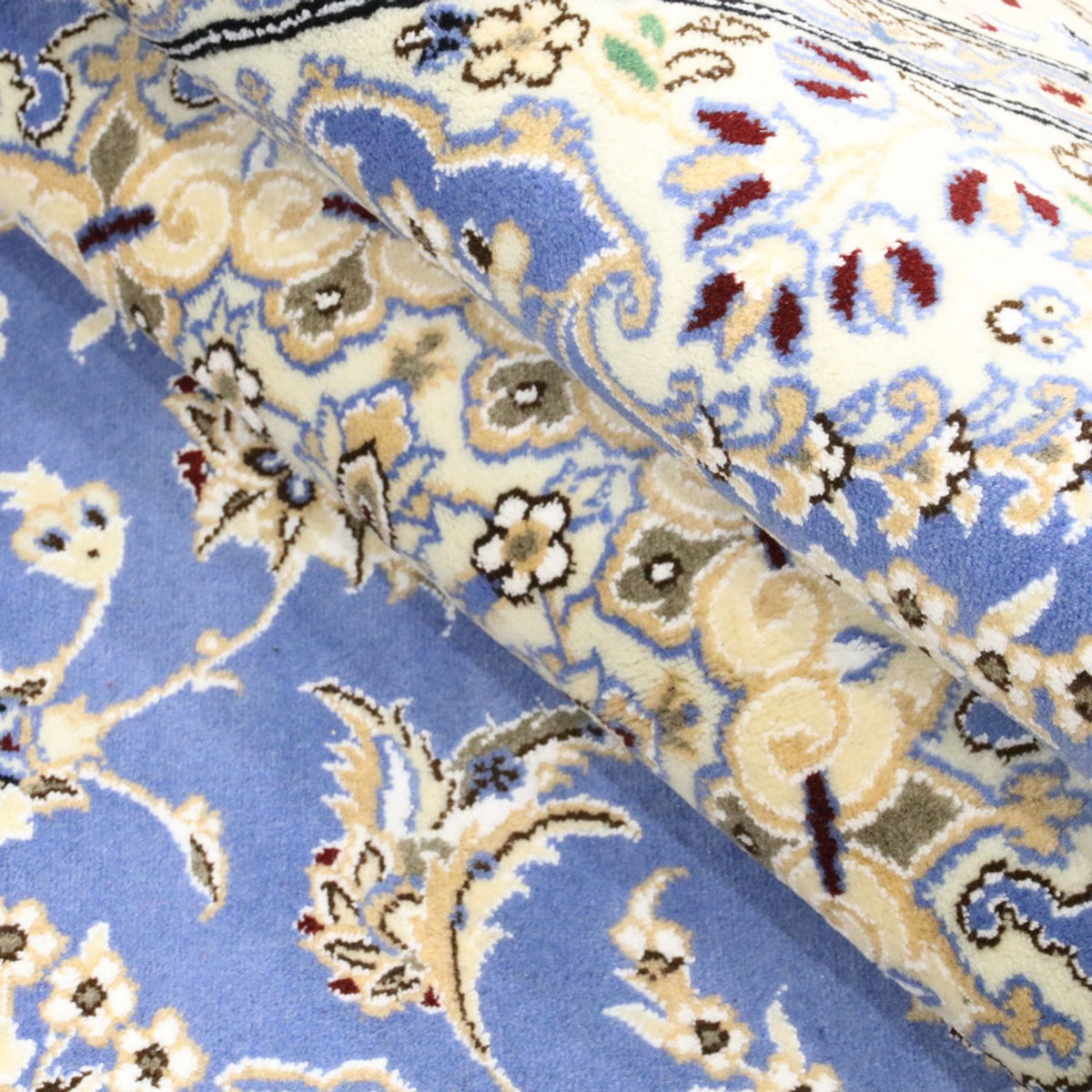 Alfombra Persa - Nain - Real - 248 x 158 cm - azul