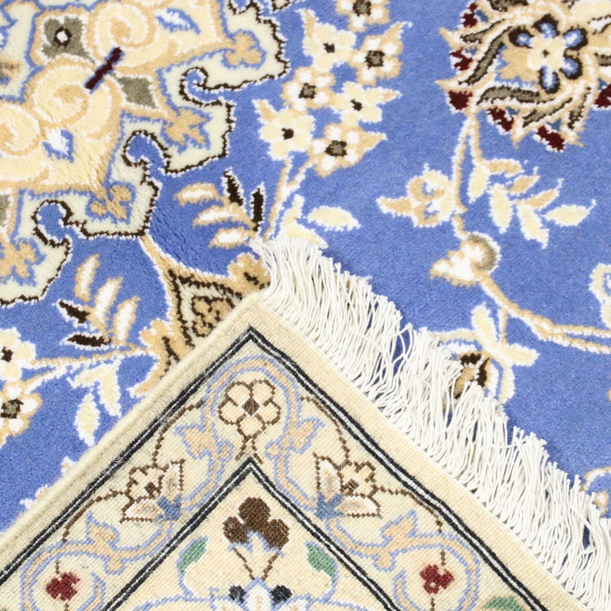 Alfombra Persa - Nain - Real - 248 x 158 cm - azul