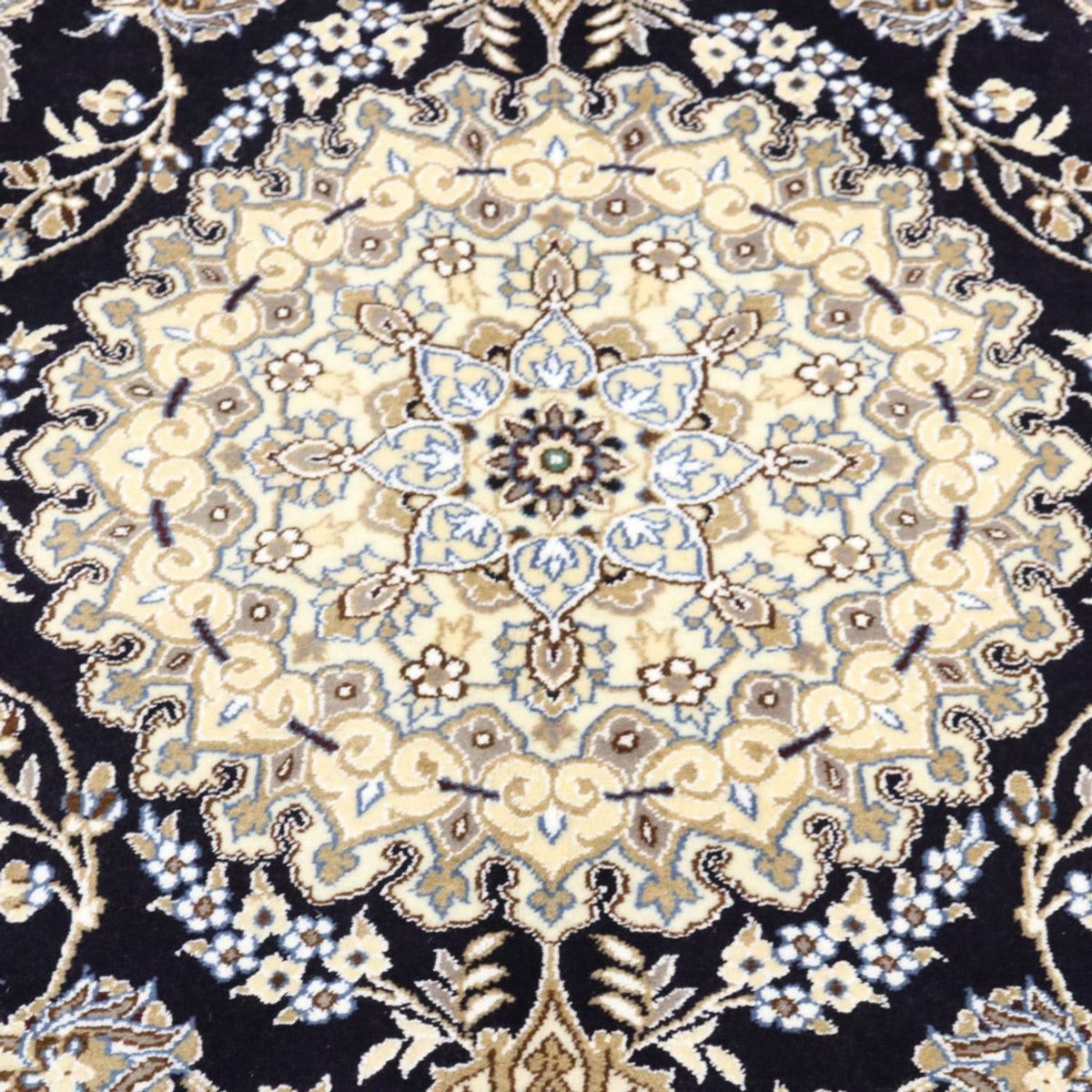 Alfombra Persa - Nain - Real - 233 x 155 cm - rojo vino