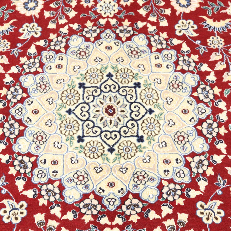 Alfombra Persa - Nain - Real - 218 x 156 cm - rojo
