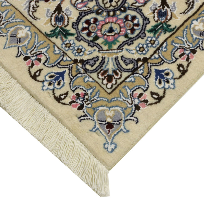 Alfombra Persa - Nain - Real - 247 x 156 cm - azul oscuro