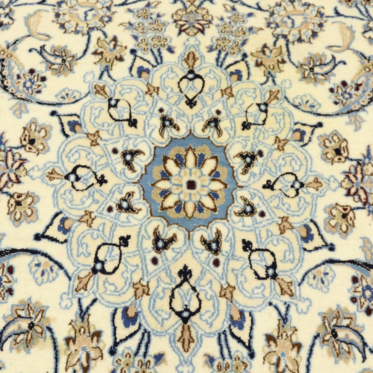 Alfombra Persa - Nain - Real - 205 x 125 cm - beige